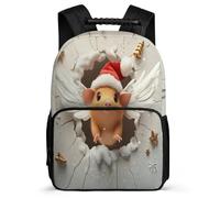 TPISLI Sac à Dos Cochon d'Inde Enfants 6-10 Ans, Cartable Mignon Animal pour Enfants, Sac Scolaire, School Bag, Léger Durable, Poches Latérales, Voyage Quotidien