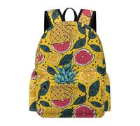 TPISLI Sac À Dos Coloré Fruits Imprimé Pour Filles Du Primaire Voituretable Fruit Motif Garçon Collège Sac D'école Ado Enfants Pour Scolaire Voyage Loisirs Noël Rentrée