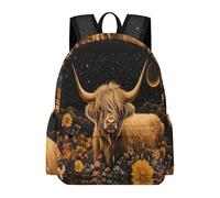 TPISLI Sac à dos de bœuf des Highlands Sac à dos de ville pour garçons Sac à dos pour enfants Taureau Filles Sacs d'école pour les voyages loisirs shopping