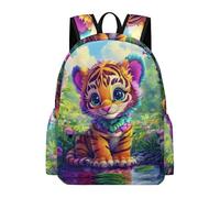 TPISLI Sac à dos d'école Fille 3e à 7e artable avec imprimé chat mignon Sac à dos Animal Chaton Motif Enfants pour garçons 7-12 ans pour l'école Voyage, Style 8., 42 x 30 x 15 cm, Artisanal