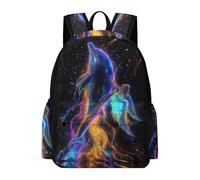 TPISLI Sac à dos d'école Fille 3e à 7e artable avec Sac à dos baleine Animal marin Imprimé Animaux marins Enfants pour garçons 7-12 ans pour l'école Voyage, Style, 42 x 30 x 15 cm, Artisanal