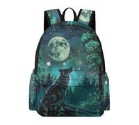 TPISLI Sac à dos d'école imprimé chat pour garçons de 8, 9, 10, 13-14 ans, sac à dos à motif animal chaton, pour garçons et filles, Style-6, 42 x 30 x 15 cm, Preppy