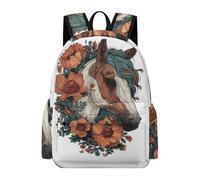 TPISLI Sac À Dos D'école Pour Garçons Et Filles Sac À Dos Pour Enfants Cheval Sac À Dos Pour Enfants Animal Cheval Sac À Dos Pour Enfants - Sac