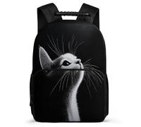 TPISLI Sac à Dos Design Chaton Cp Ce1 pour Filles, Cartable Imprimé Animal Chat Sac Scolaire Enfants, Bookbag, Promenade Randonnée, Usage Quotidien, Cadeau