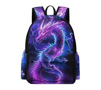 TPISLI Sac À Dos Dragon Garçon Primaire CP CE CM, Voituretable Enfant Scolaire 9 À 15 Ans, Sac Ecole Chinois Style Collège Léger Pour Loisirs Ou Voyages
