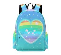TPISLI Sac À Dos Enfant, Cartable Coeur d'Amour Scolaire Garcon Fille, Sac A Dos Coloré Enfant Grande Capacité Élèves Du Voyage Casual Daypacks, Coloré Cadeau Backpack