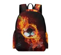 TPISLI Sac À Dos Enfant, Cartable Football Scolaire Garcon Fille, Sac A Dos Soccer Enfant Grande Capacité Élèves Du Voyage Casual Daypacks, Soccer Cadeau Backpack