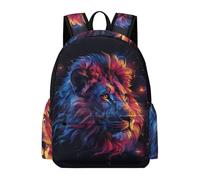 TPISLI Sac À Dos Enfant, Léger Confortable 5-13 Ans Cartable Garçon Primaire Maternelle Pique-nique Randonnée De Lion Et Animal Imprimé