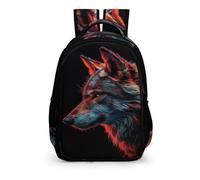 TPISLI Sac À Dos Enfant Maternelle Filles Le Loup Loup Sac À Dos Enfant Ecole Le Loup Imperméable Mignon Préscolaire CArtable Scolaire Sac D'école Pour Enfans 2 À 6 Ans