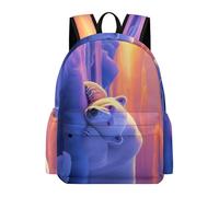 TPISLI Sac à Dos Fille Garçon Imprimé Ours Polaire 8-13 Ans Cartable Scolaire Motif Animal Primaire Sac d'École Grand Format Durable pour Cours Voyage Loisirs, School Bag Usage Quotidien et Sorties