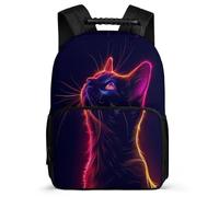TPISLI Sac À Dos Garçon Primaire De Chat, 2025 CArtable Enfant Scolaire, Sac Ecole Unisexe Collège Léger De Chaton Grande Capacité Pour CP CE CM 10 À 16 Ans