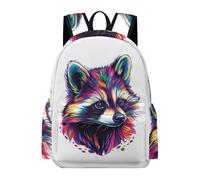 TPISLI Sac à Dos Garçons Motif Renard Enfant Cartable Sac à Dos Scolaire pour Filles 1ère à 3e Classe, Sac à Dos pour Enfants en Nylon Tendance avec Motif Animal, Style-24., 42 x 30 x 15 cm, Artisanal