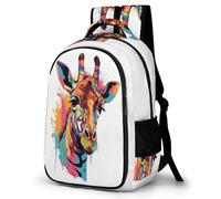 TPISLI Sac À Dos Girafe CArtable Sac A Dos Animal Pour Enfants CArtable Primaire Garcon Sac Label Sac A Dos Enfant Sac A Dos Primaire Fille