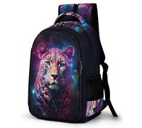 TPISLI Sac À Dos Guépard Enfants Scolaire CArtable Animal Mignon Backpack Unisexe Avec Sangle De Garçon Et Fille Ados Backpack Voyage Bag