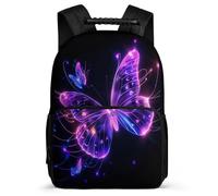 TPISLI Sac à Dos Imprimé Papillon pour Garçons 6-11 Ans, Cartable Papillon Sac d'École Enfants, Backpack, Promenade Randonnée, Usage Quotidien, Cadeau