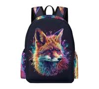 TPISLI Sac à Dos Imprimé Renard Garçon Fille 12 Ans Cartable Design Animal Collège Durable Imperméable pour Ordinateur Portable 13,3 Pouces École et Usage Quotidien Rentrée Scolaire
