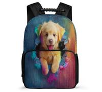 TPISLI Sac à Dos Kawaii Chien pour Filles Garçons 7-12 Ans, Cartable Design Animal Chiot Sac d'École Enfants, Daypack, Promenade Randonnée, Usage Quotidien, Cadeau