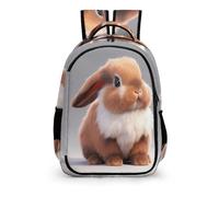 TPISLI Sac À Dos Lapin à Oreilles Tombantes CArtable Filles Sacs Animal Lapin D'école Scolaire Pour Ado Enfant Sac A Dos Pour Ordinateur Portable Loisir Sac De Voyage