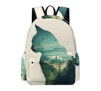 TPISLI Sac À Dos Le Chat Pour Enfants - Cartable Le Chat Garçons Primaire,Sac D'école Pour Filles 9-16 Ans,Sac À Dos Voyage Le Chaton Et Sac Ecole Décontracté Pour Adolescent