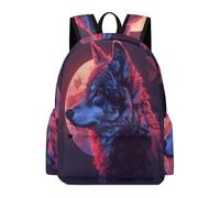 TPISLI Sac À Dos Loup D'école Pour Garçons Et Filles - Sac À Dos Pour Adolescent Enfants - Sac À Dos Animal Loup De Scolaire Lycée Voyage