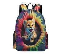 TPISLI Sac À Dos Mignon Guépard Scolaire Collège Fille 9-16 Ans Léger Voituretable Léopard Animal Garçon Primaire CE2 CM1 CM2 Sac D'école Ado Pour École, Voyage, Noël, Rentrée