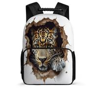 TPISLI Sac à Dos Motif Guépard pour Garçons 6-11 Ans, Cartable Léopard Animal Sac d'École Enfants, Backpack, Promenade Randonnée, Usage Quotidien, Cadeau