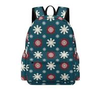 TPISLI Sac à Dos Motif Snowflake Garçon 7 Ans Sac d'École Thème Hiver Élèves 9-13 Ans Cartable Durable À la Mode, Promenade Randonnée Sorties Loisirs