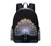 TPISLI Sac à Dos Paon Fille CM1 Cartable Animal Garçons CE2 CM2 Cartable Durable Léger Durable Loisirs Usage Quotidien École Voyage Sorties Loisirs