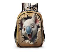 TPISLI Sac À Dos Personnalisé Pour Enfants, CArtable Animal Koala Garçons Et Filles, Koala Print Sac À Dos De Les Élèves, Sac De Voyage