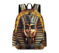 TPISLI Sac à Dos Pharaon de Égypte Fille Collège 6e Cartable Scolaire Égyptien Garçon 12 Ans Sac Collège Imperméable Grand pour Rentrée Scolaire Voyage et Cours Usage Quotidien, Backpack