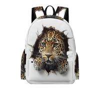 TPISLI Sac À Dos Pour Fille Guépard, Voituretable Léopard Animal Pour Garçons Primaire De CE1 À CM2, Sac D'école Léger Et Décontracté Idéal L'école Ou Les Voyages