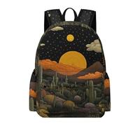 TPISLI Sac à dos pour filles de 8 à 16 ans - Illustration citron - Pour garçons de 2 à 6 ans - Sac à dos pour enfants avec motif fruits - Convient pour classeur A4, Style 15, 42 x 30 x 15 cm, Preppy