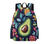 TPISLI Sac à dos pour filles de 8 à 16 ans - Illustration citron - Pour garçons de 2 à 6 ans - Sac à dos pour enfants avec motif fruits - Convient pour classeur A4, style-22, 42 x 30 x 15 cm, Preppy