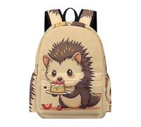 TPISLI Sac à Dos pour Garçons et Filles Hérisson 9-11 Ans Cartable Mignon Petit Animal CP CE1 Grand Format Durable pour Cours Randonnée Voyage et Usage Quotidien Rentrée Scolaire