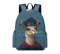 TPISLI Sac à Dos pour Garçons et Filles Motif Lama 8 Ans Cartable Animal Alpaga Primaire CE2 CM1 Durable Imperméable pour Rentrée Cours Voyage et Randonnée Usage Quotidien