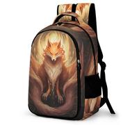 TPISLI Sac À Dos Renard à Neuf Queues Adolescent Casual Bookbag Sac À Dos Animaux Enfant Léger De Grande Capacité Sac À Dos CArtable Portable Sac À Dos Pour Le Voyage