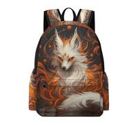 TPISLI Sac à Dos Renard Garçon 7 Ans Sac d'École Animal Renard Élèves 9-13 Ans School Bag Léger Durable Loisirs Usage Quotidien École Voyage Randonnée Sorties Loisirs