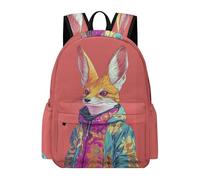 TPISLI Sac à Dos Renard Garçon Fille 12 Ans Cartable Vie Marine Collège Durable Imperméable pour Ordinateur Portable 13,3 Pouces École et Usage Quotidien Rentrée Scolaire