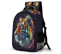 TPISLI Sac À Dos Tiger Enfants Scolaire CArtable Animal Mignon Backpack Unisexe Avec Sangle De Garçon Et Fille Ados Backpack Voyage Bag
