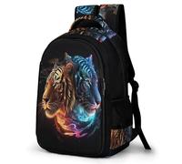 TPISLI Sac À Dos Tigre Cartable Sac A Dos Animal Tigre Pour Enfants Cartable Primaire Garcon Sac Label Sac A Dos Enfant Sac A Dos Primaire Fille