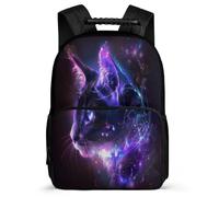 TPISLI Sac Chaton Voyag Enfant Garçon Primaire, Durable CArtable Chat Fille Collège Et Lycée Adolescent 10 À 16 Ans, Décontracté Feutre Sac D Ecole Avec Poche Avant