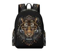 TPISLI Sac Collège Illustration Tigre pour Garçon et Fille 8-11 Ans Cartable Design Animal Primaire Sac à Dos Grand Format Durable pour Cours Sorties Loisirs, Backpack Usage Quotidien et Sorties