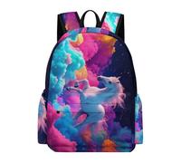 TPISLI Sac Collège Motif Cheval Garçon Fille 8-11 Ans Cartable Motif Animal CE1 CE2 CM1 Sac à Dos Imperméable Grand Format pour Cours Sorties Loisirs, Backpack Usage Quotidien et Sorties