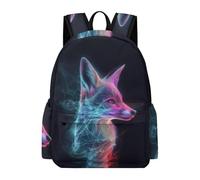TPISLI Sac Collège Renard pour Garçon et Fille 11-15 Ans Cartable Animal Renard CE1 CE2 CM1 Sac à Dos Durable À la Mode pour Cours Sorties Loisirs, School Bag Usage Quotidien et Sorties