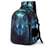 TPISLI Sac D École Animal Loup Sac Collège Sac A Dos Wolves Loup Ado Cartable Fille Primaire Cartable Garcon