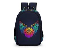 TPISLI Sac D École Basketball Sac Collège Imperméable Sac A Dos Wings Ado Cartable Fille Primaire Cartable Garcon