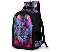 TPISLI Sac D École Chat Mignon Sac Collège Imperméable Sac A Dos Animaux Ado CArtable Fille Primaire CArtable Garcon
