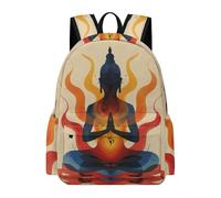TPISLI Sac d'École Bouddha Design Enfant Garçon 7-11 Ans Cartable Bouddhisme Fille CE1 CE2 Cartable Scolaire Grand Durable pour Voyage Randonnée et Loisirs Usage Quotidien, School Bag