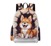 TPISLI Sac d'École Mignon Chiots Enfant Garçon Sac à Dos Chien Design Enfant Fille 11 Ans CM2 Cartable Léger Imperméable pour Promenade Randonnée et Sorties Usage Quotidien Loisirs
