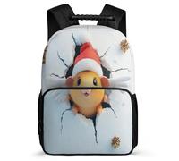 TPISLI Sac d'École Mignon Cochon d'Inde Cochon pour Garçons 7-12 Ans, Sac à Dos Néerlandais Cartable Scolaire, Backpack, Tissu 1680D, Détails en Feutre, Rentrée Voyage